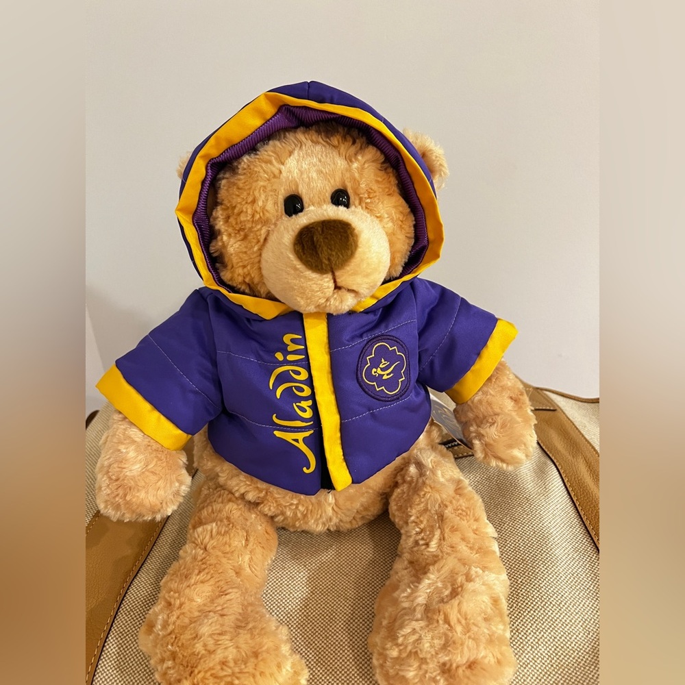 Disney Aladdin jacket Plush Theatrical Broadway Purple Stuffed for bear or pet
